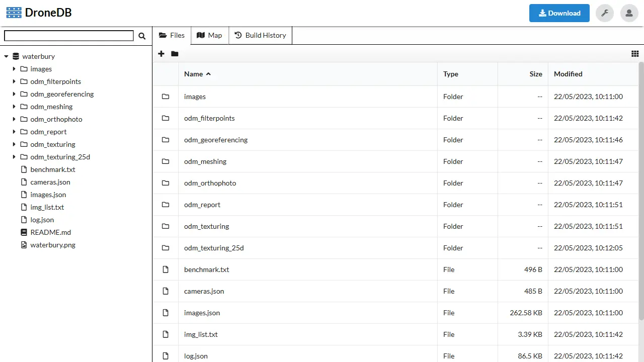 Details View - Folders