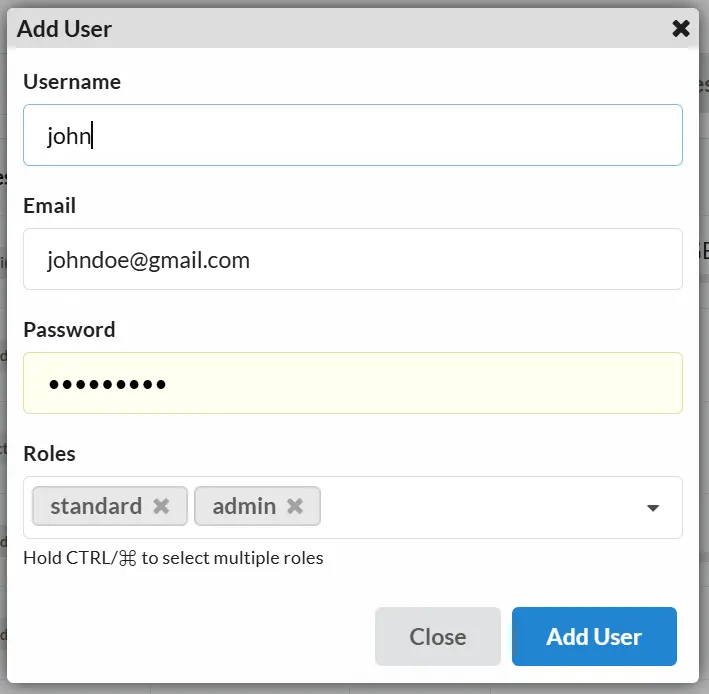 Create User Interface